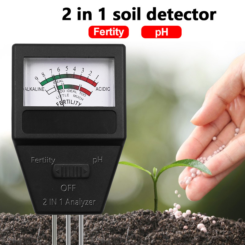 Ph Ec Meter Hydroponic - 2 في 1 مقياس الخصوبة PH