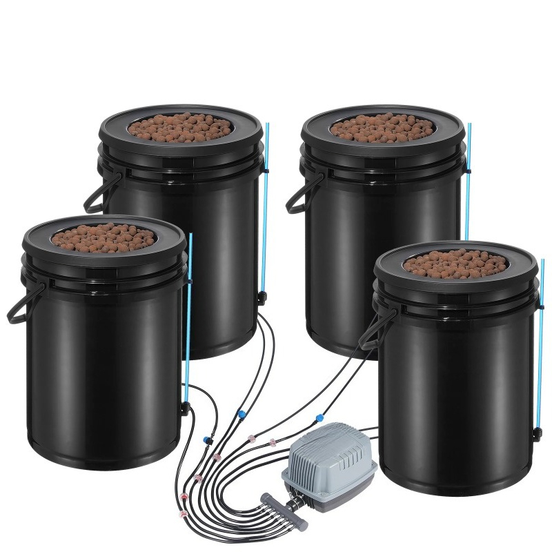 Dwc Bucket System 5 Gallon - نظام زراعة مائي DWC مع مجموعة