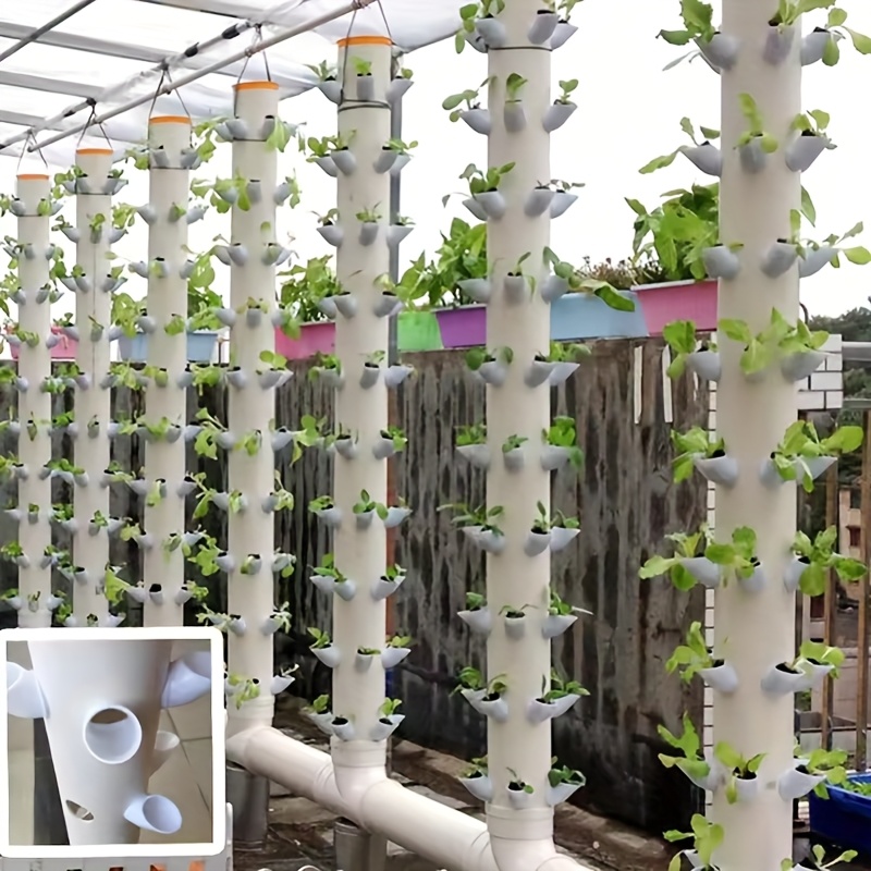 Hydroponic Tower Garden - 10 مجموعة لتقوم بها بنفسك الأواني