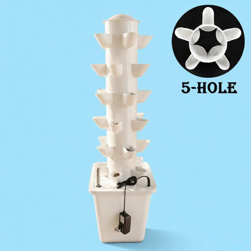 Hydroponic Tower Garden - مجموعة نظام الزراعة المائية، تتكون من