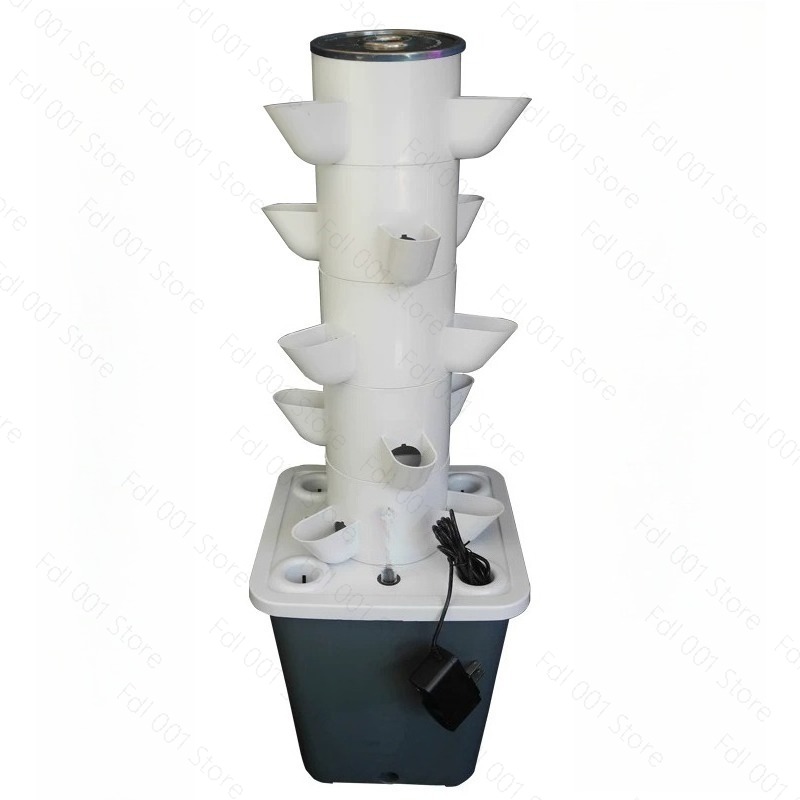 Hydroponic Tower Garden - برج زراعة عمودي هيدروبونيك بـ 6