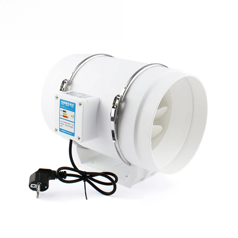 Inline Duct Fan 8 Inch - مروحة أنبوبية صامتة للعادم مقاس 6/8