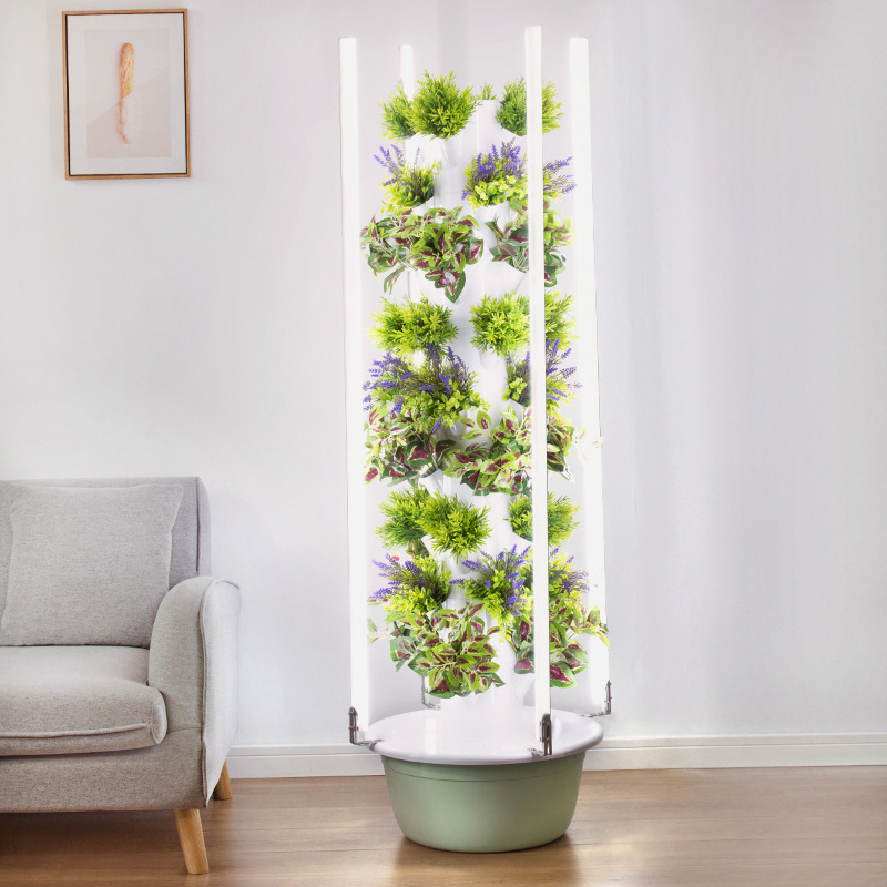 Hydroponic Tower Garden - مع Led تنمو ضوء شجرة الفضاء