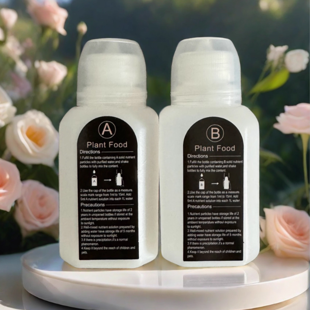 Hydroponic Nutrient A B Set - مجموعة محلول مغذيات الأسمدة المائية AB