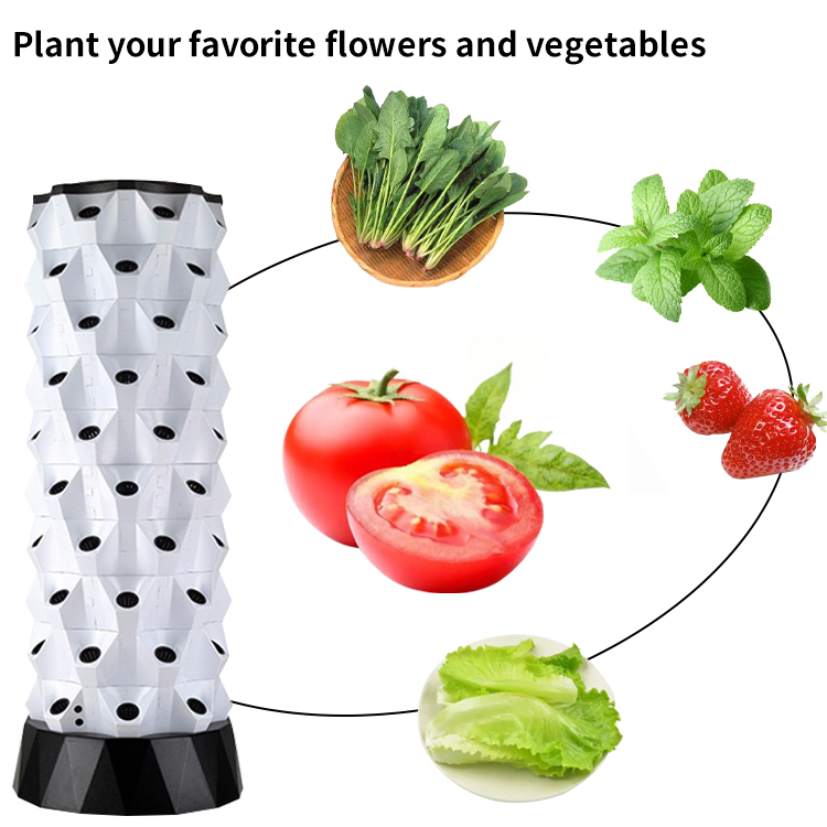 نظام زراعة مائية ذكي للحدائق ا - مراجعة Hydroponic Tower Garden وسعره