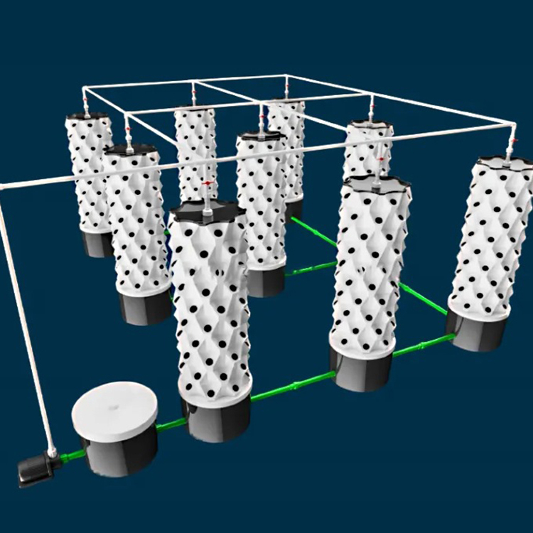 نظام زراعة مائية ذكي للحدائق ا - مراجعة Hydroponic Tower Garden وسعره