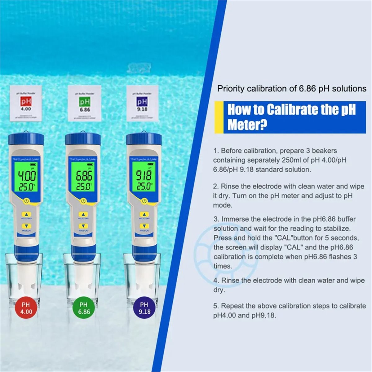 جهاز قياس الحموضة (ABAB) 7 في  - مراجعة Ph Ec Meter Hydroponic وسعره