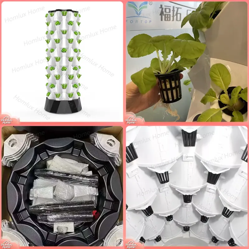 برج حديقة عمودي بنظام زراعة ما - مراجعة Hydroponic Tower Garden وسعره