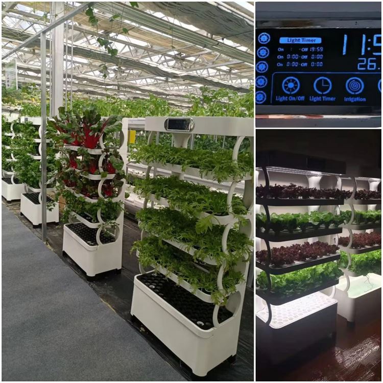نظام زراعة هيدروبونيك عمودي لل - مراجعة Hydroponic Tower Garden وسعره