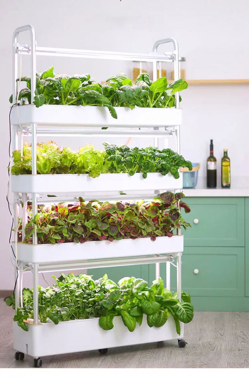 نظام زراعة هيدروبونيك عمودي لل - مراجعة Hydroponic Tower Garden وسعره