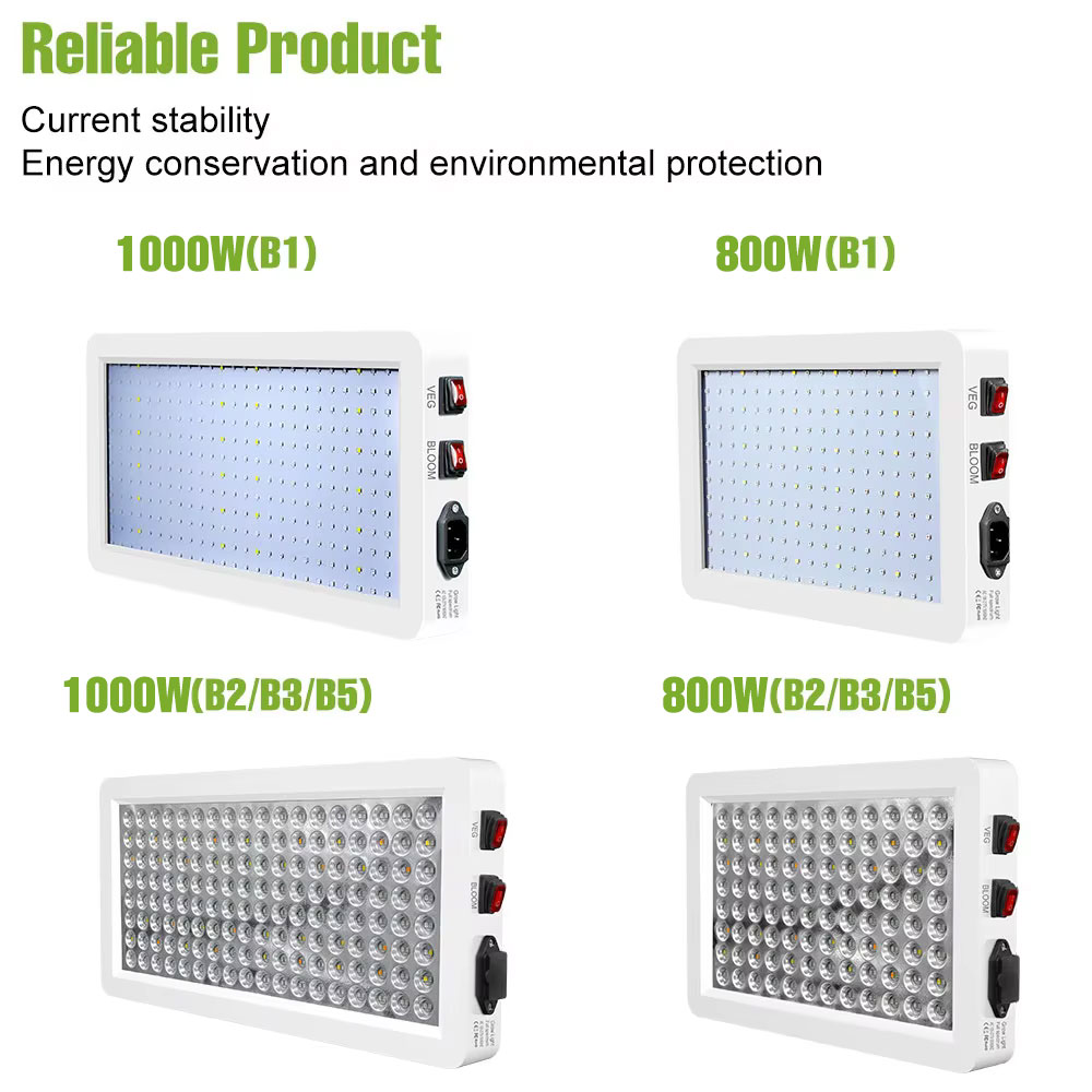 1000 واط LED تنمو أضواء الطيف  - مراجعة Led Grow Light 1000W Full Spectrum وسعره