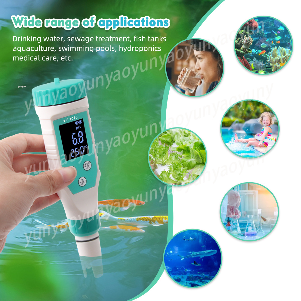 جهاز اختبار جودة المياه الرقمي - مراجعة Ph Ec Meter Hydroponic وسعره