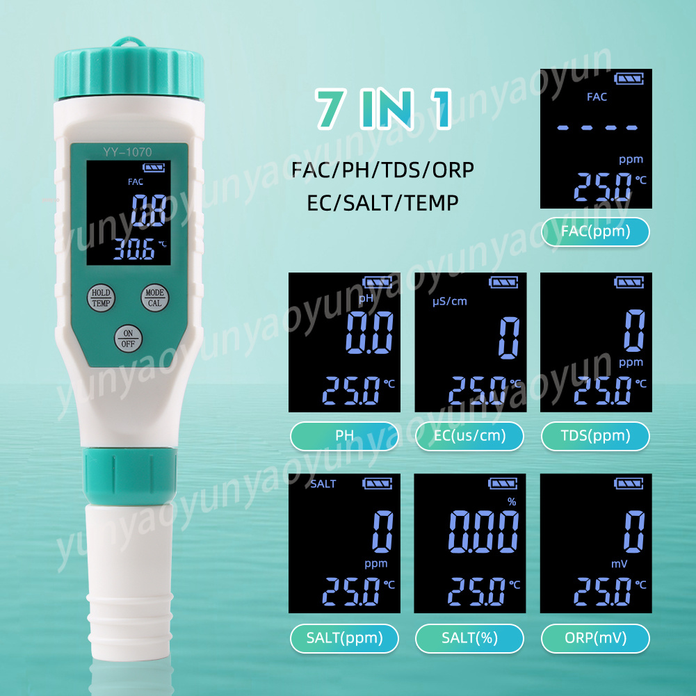 جهاز اختبار جودة المياه الرقمي - مراجعة Ph Ec Meter Hydroponic وسعره
