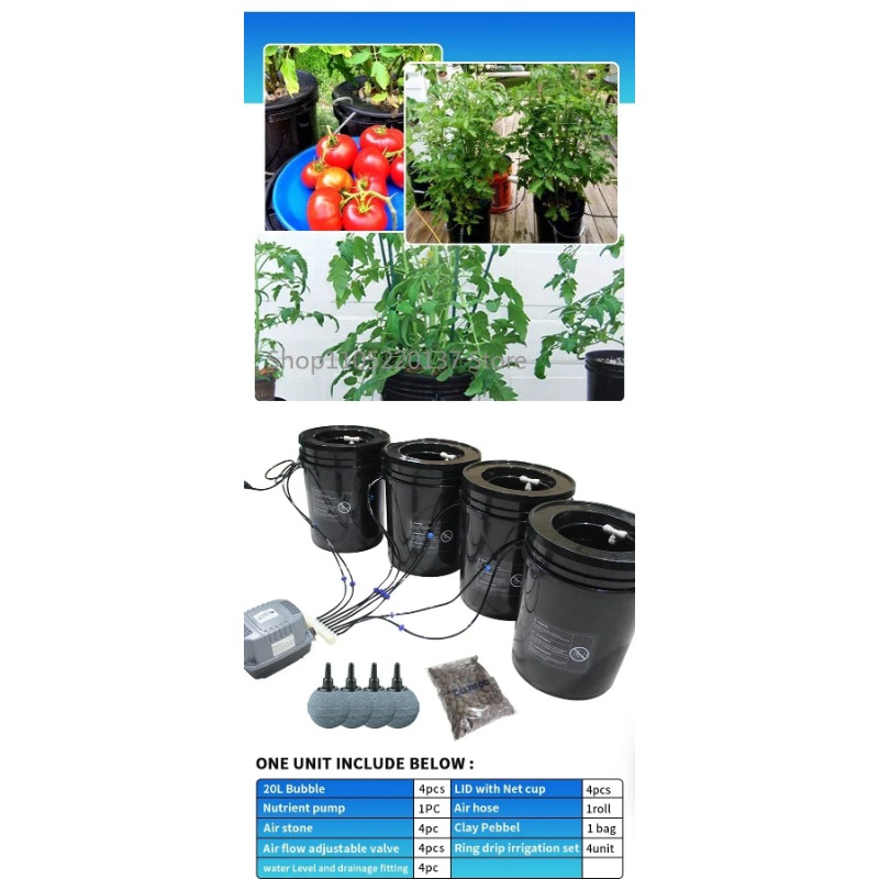 نظام الزراعة المائية بالتنقيط  - مراجعة Dwc Bucket System 5 Gallon وسعره