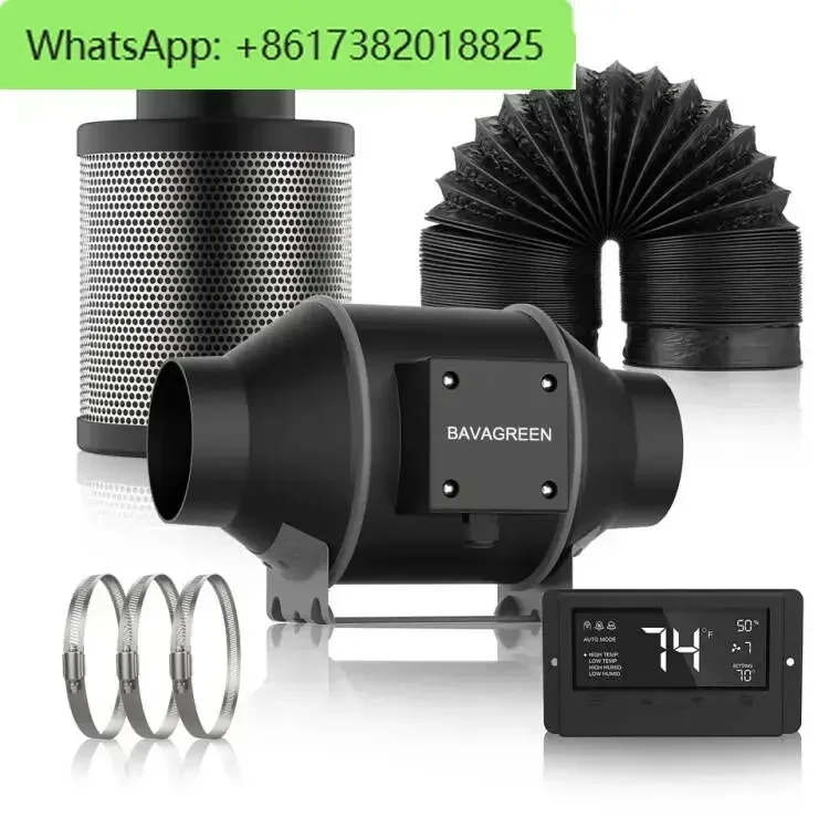 نظام Smart Grow BA200 180W مع  - مراجعة Inline Duct Fan 8 Inch وسعره