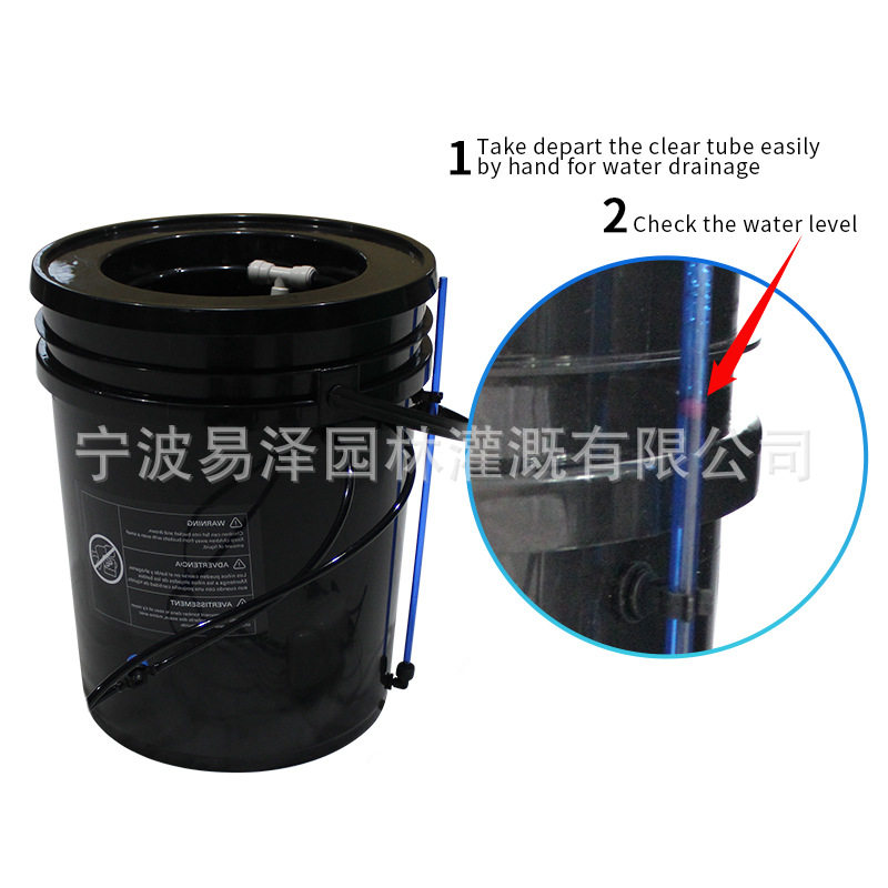 نظام هيدروبونيك بالتنقيط المتد - مراجعة Dwc Bucket System 5 Gallon وسعره