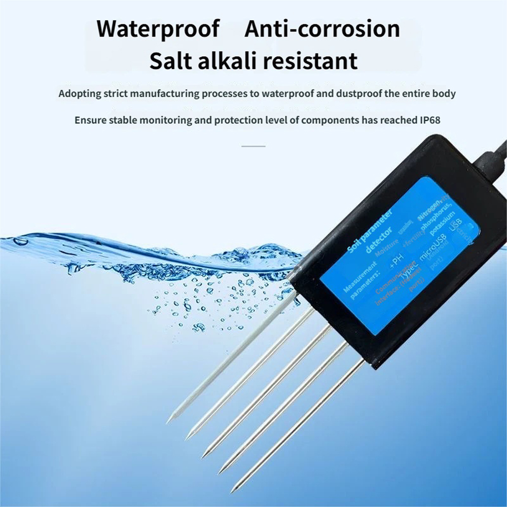 جهاز اختبار التربة عالي الجودة - مراجعة Ph Ec Meter Hydroponic وسعره