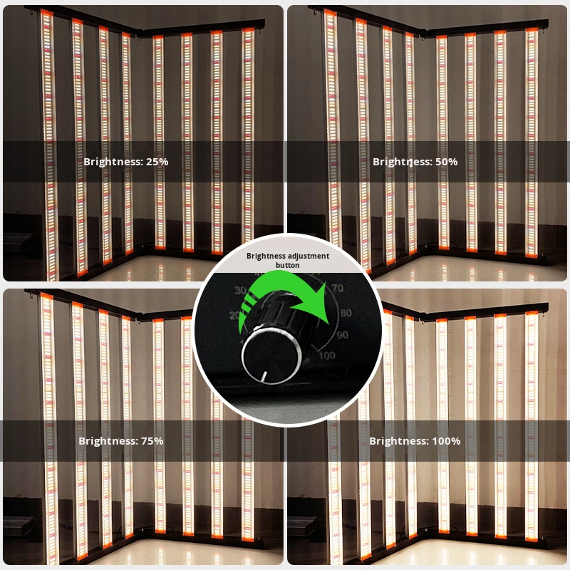 شريط إضاءة LED قابل للطي بقوة  - مراجعة Led Grow Light Bar 640W وسعره