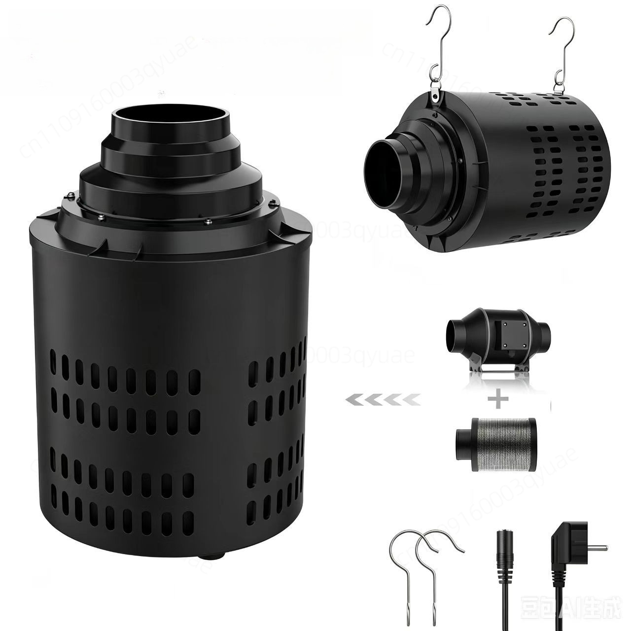 مروحة تهوية مدمجة بقطر 6 بوصات - مراجعة Carbon Filter Grow 6 Inch وسعره