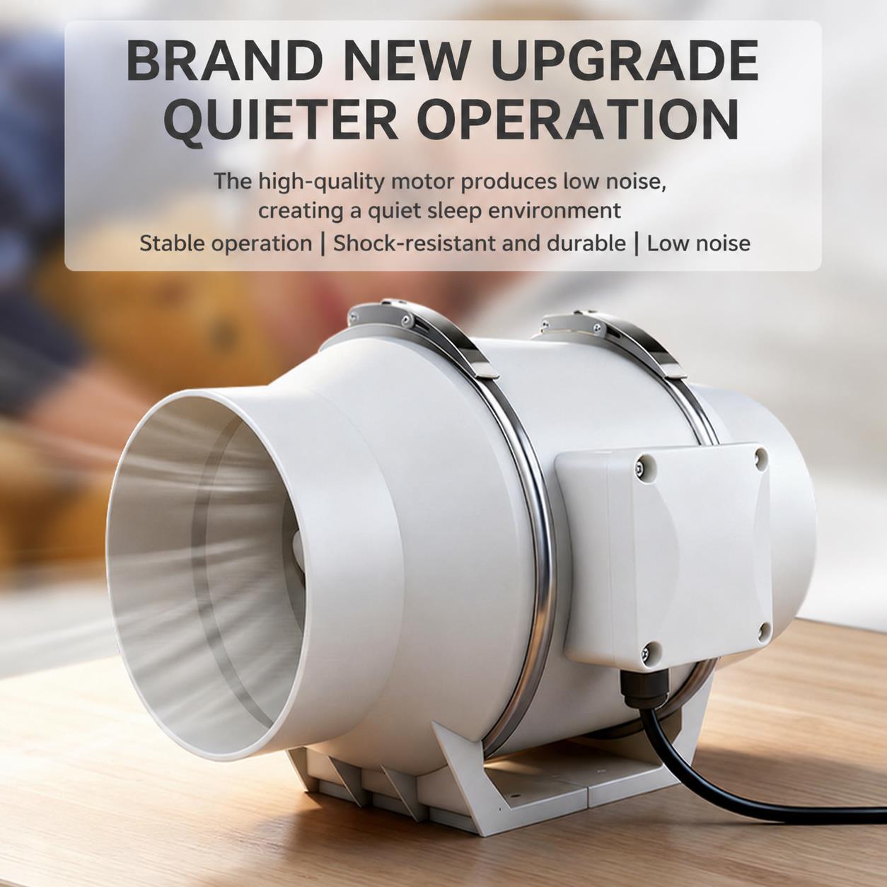 مروحة أنبوبية 8 بوصة 220 فولت  - مراجعة Inline Duct Fan 8 Inch وسعره