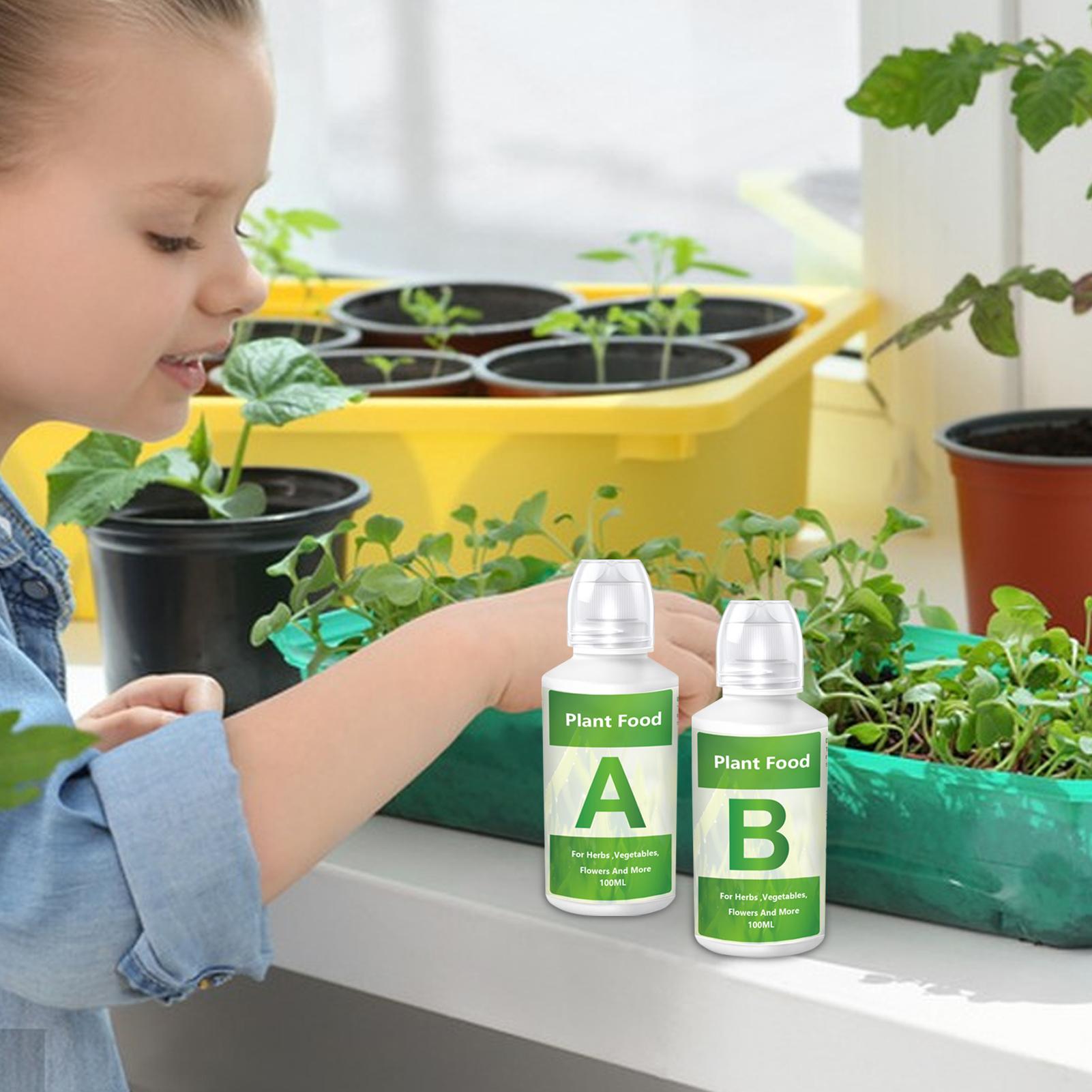 محلول مغذي للنباتات المائية في - مراجعة Hydroponic Nutrient A B Set وسعره