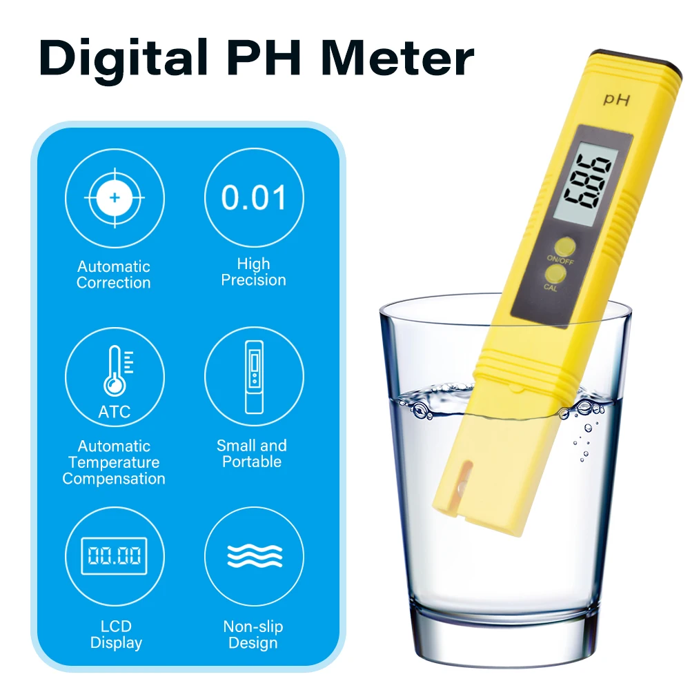 الرقمية مختبر بي اتش متر المحم - مراجعة Ph Ec Meter Hydroponic وسعره