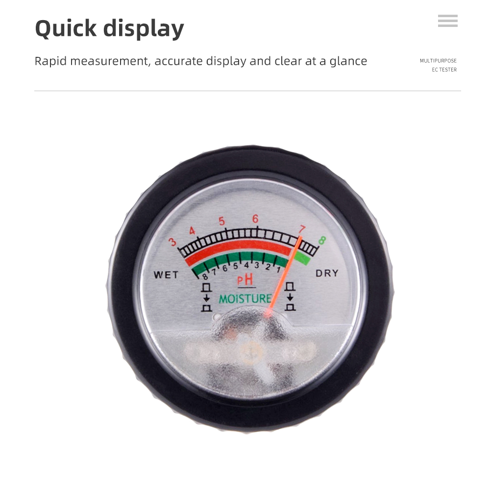 2 في 1 رطوبة التربة ومقياس درج - مراجعة Ph Ec Meter Hydroponic وسعره