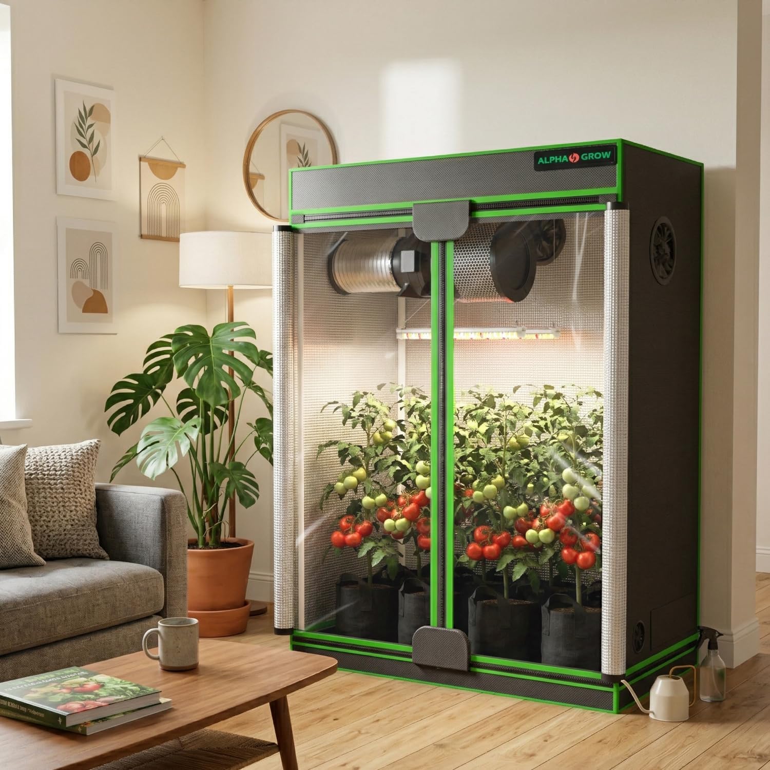 مجموعة كاملة لخيمة الزراعة الد - مراجعة Carbon Filter Grow 6 Inch وسعره