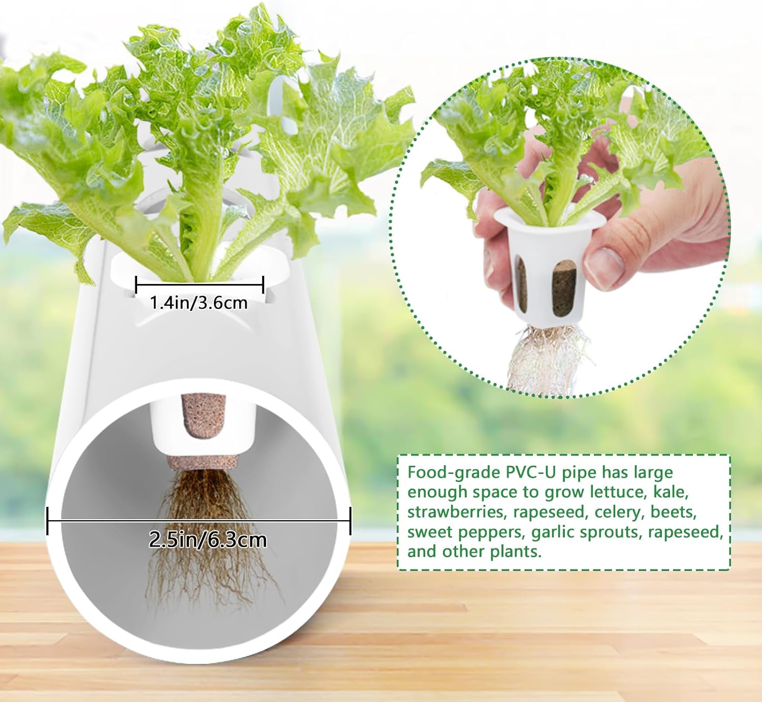 نظام زراعة مائية بـ 36 فتحة و4 - مراجعة Hydroponic Growing System 36 Site وسعره
