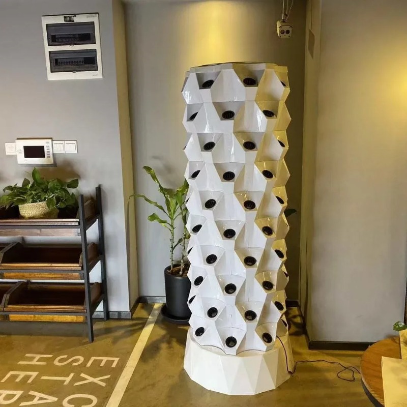 الدفيئة الزراعية الجديدة نظام  - مراجعة Hydroponic Tower Garden وسعره