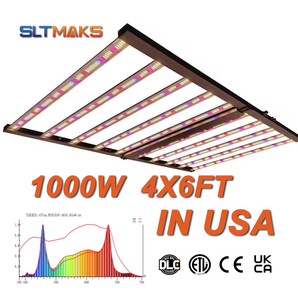 مصباح نمو LED كامل الطيف من SL - مراجعة Led Grow Light 1000W Full Spectrum وسعره