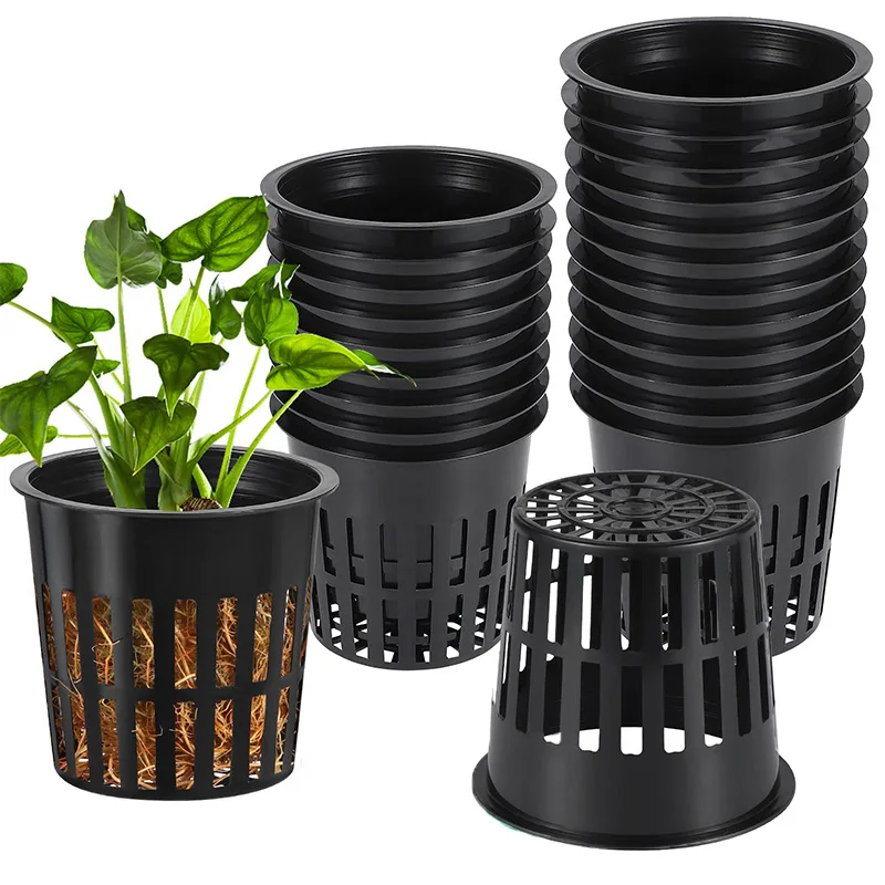 10 قطعة 3 بوصة أكواب الزراعة ا - مراجعة Hydroponic Net Pots 3 Inch وسعره