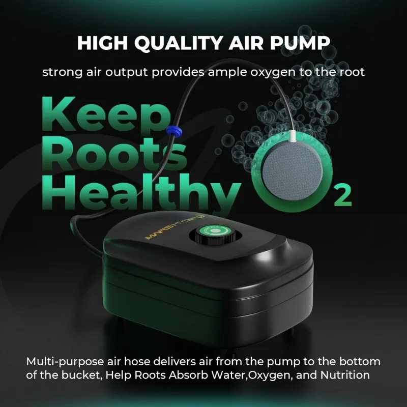 مجموعة نظام الزراعة المائية ال - مراجعة Dwc Bucket System 5 Gallon وسعره