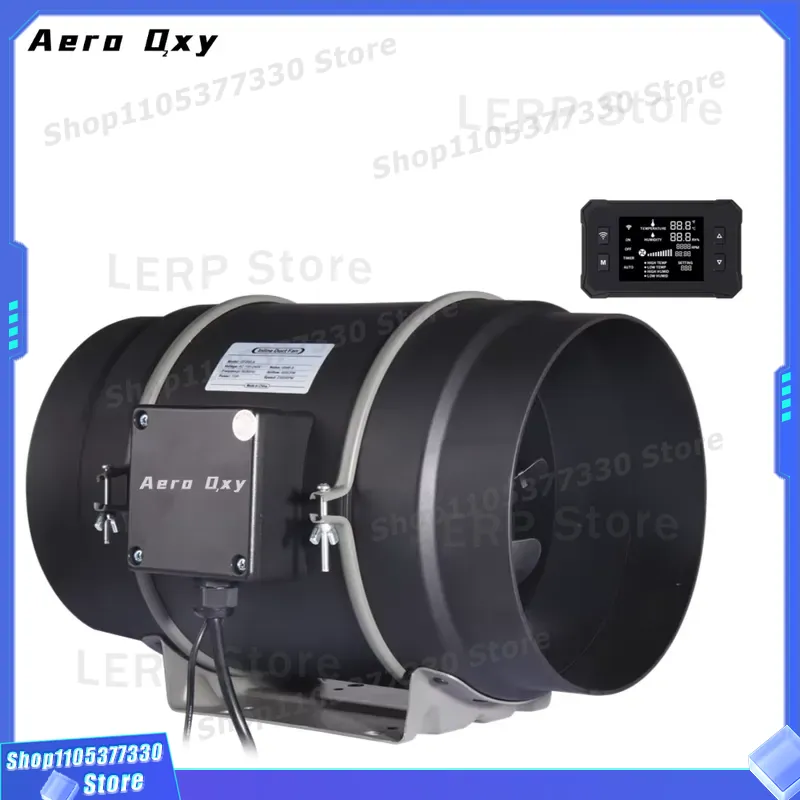 مروحة أنبوبية 200 مم (8 بوصة)  - مراجعة Inline Duct Fan 8 Inch وسعره