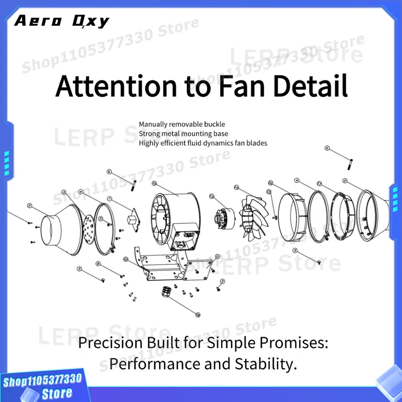 مروحة أنبوبية 200 مم (8 بوصة)  - مراجعة Inline Duct Fan 8 Inch وسعره