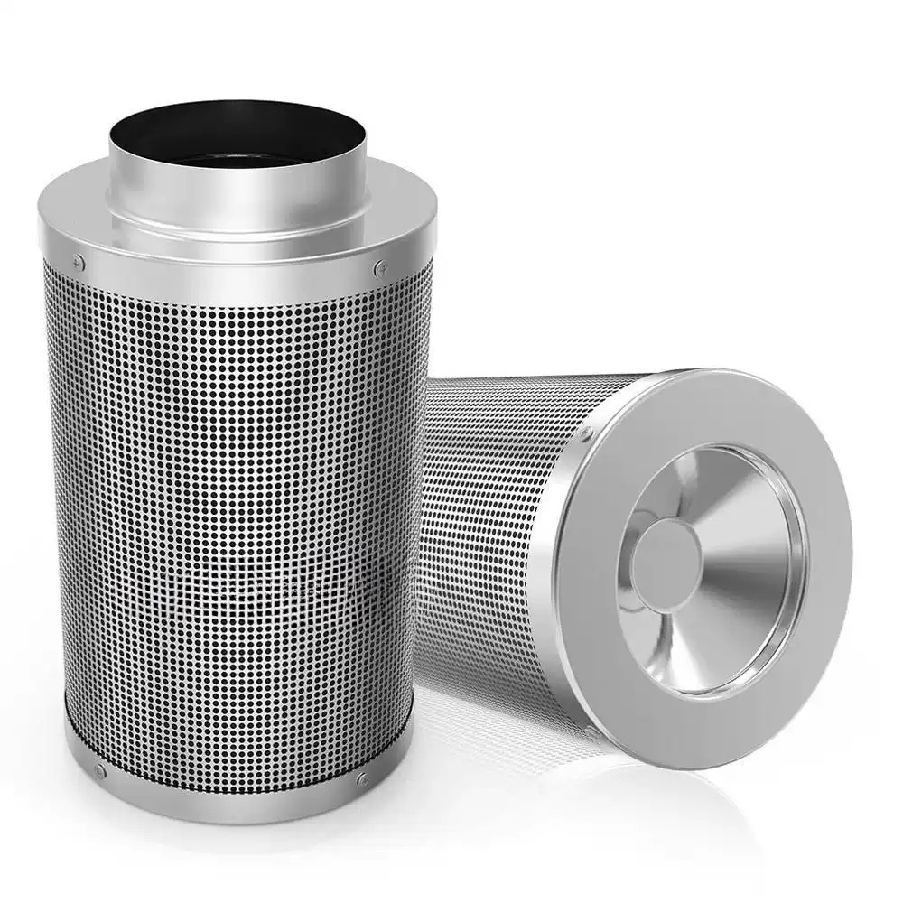 فلتر كربون نشط أسطواني - منقي  - مراجعة Carbon Filter Grow 6 Inch وسعره