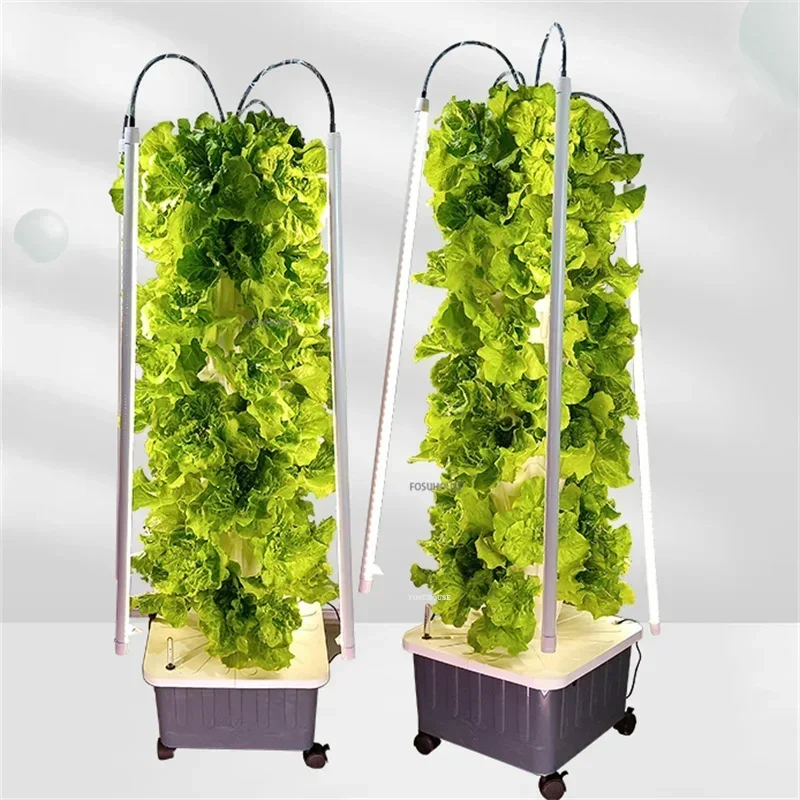 نظام زراعة عمودي هيدروبونيك لل - مراجعة Hydroponic Tower Garden وسعره