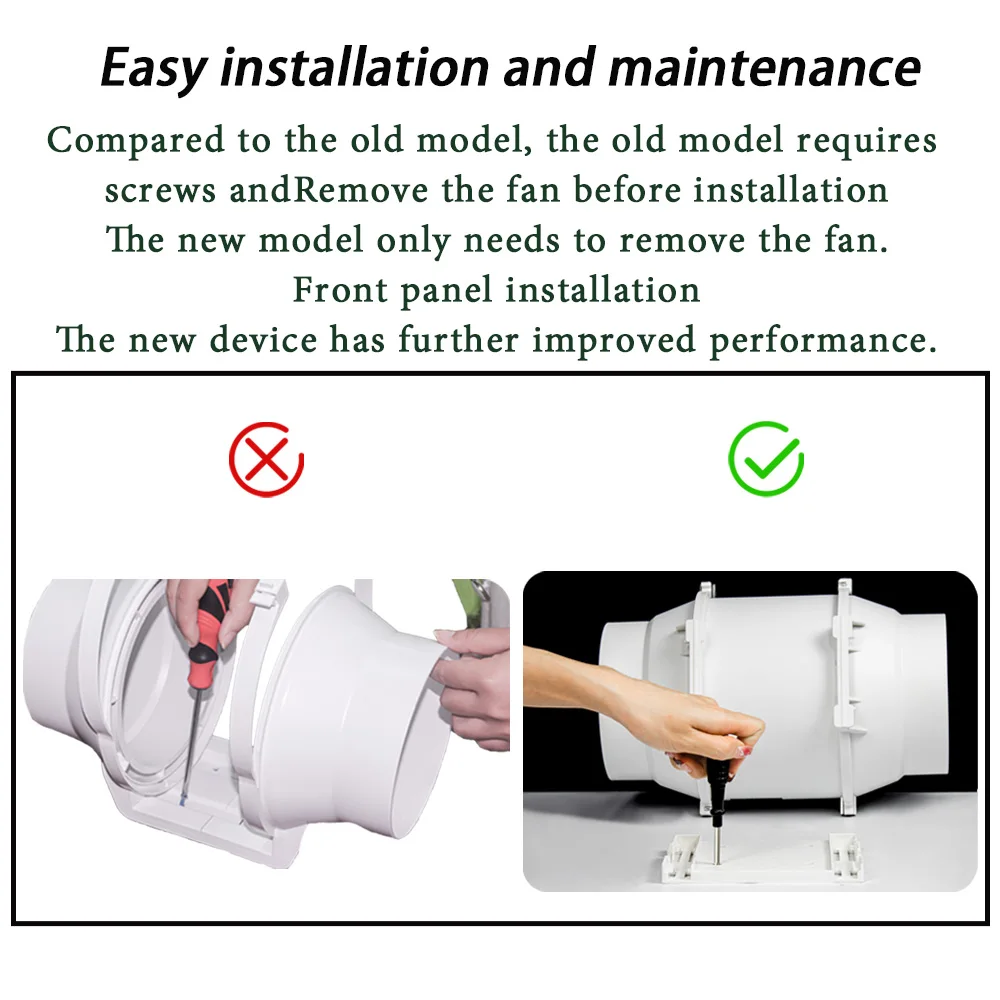 KCvents 4/6/8 بوصة مروحة تهوية - مراجعة Inline Duct Fan 8 Inch وسعره