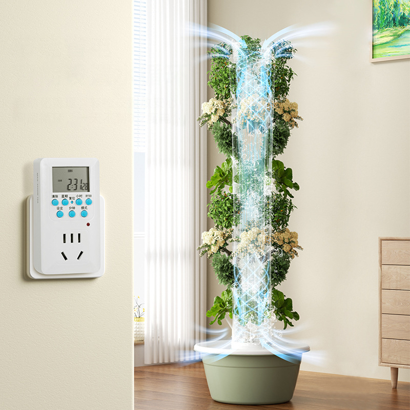 مع Led تنمو ضوء شجرة الفضاء بر - مراجعة Hydroponic Tower Garden وسعره