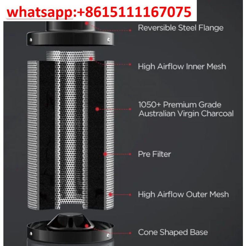 فلتر هواء كربوني للزراعة المائ - مراجعة Inline Duct Fan 8 Inch وسعره