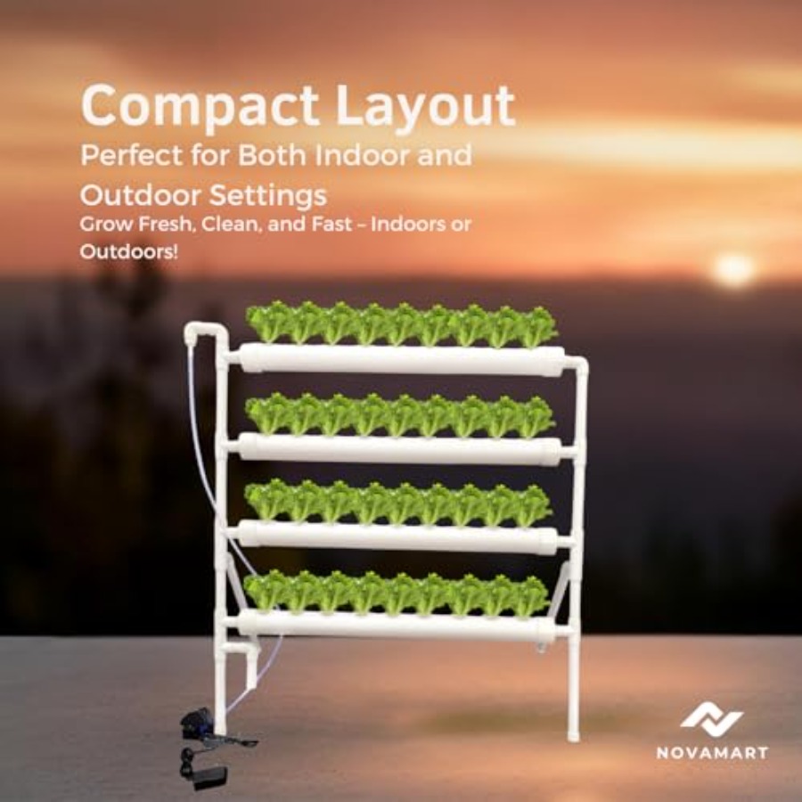 نظام زراعة نباتات مائية بـ 36  - مراجعة Hydroponic Growing System 36 Site وسعره