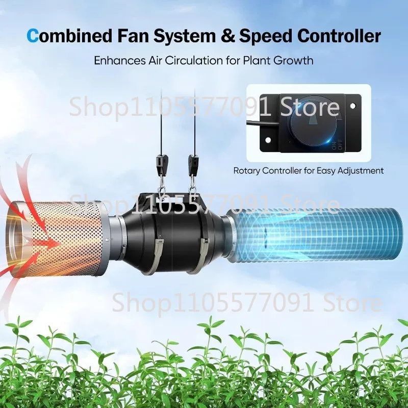 طقم مروحة تهوية داخلية بقطر 4/ - مراجعة Carbon Filter Grow 6 Inch وسعره