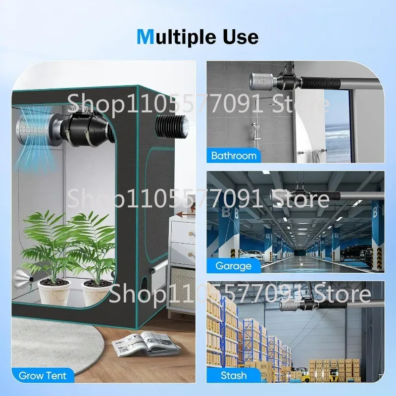 طقم مروحة تهوية داخلية بقطر 4/ - مراجعة Carbon Filter Grow 6 Inch وسعره