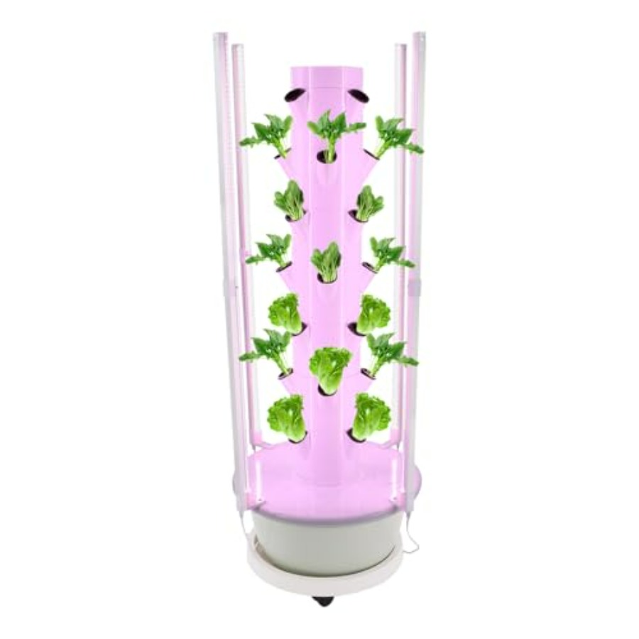 برج زراعة مائي للحدائق الداخلي - مراجعة Hydroponic Tower Garden وسعره